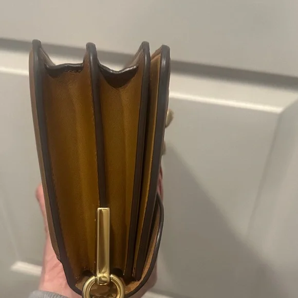 Coach Tabby 26 Tan/BRN Leather Shoulder Bag - Picture 6 of 13